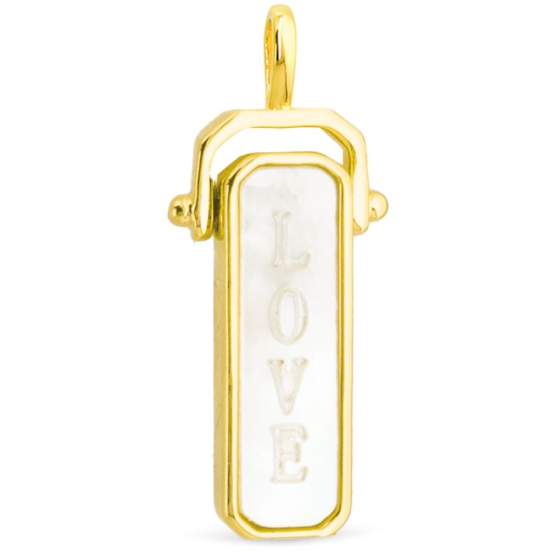 Love Pendant Charm Gold